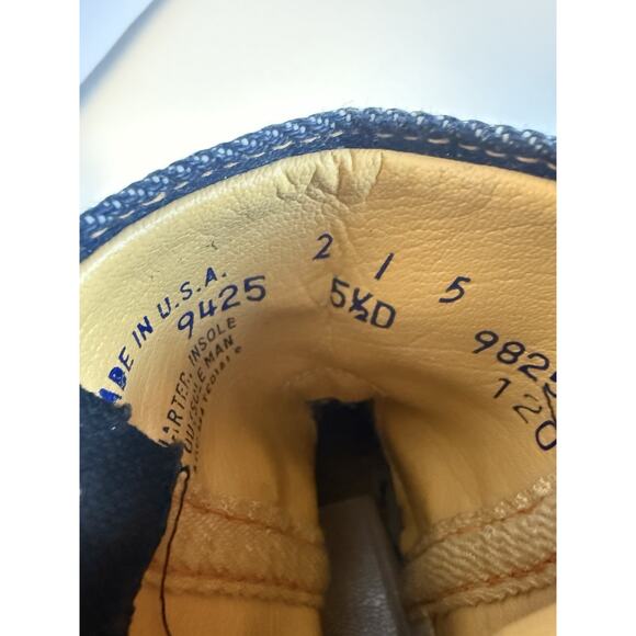Dingo Toddler Cowboy Boots Size 5.5D Denim Suede Made In USA Western Rodeo - Picture 6 of 11